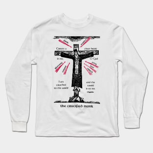 The Crucified Monk Long Sleeve T-Shirt